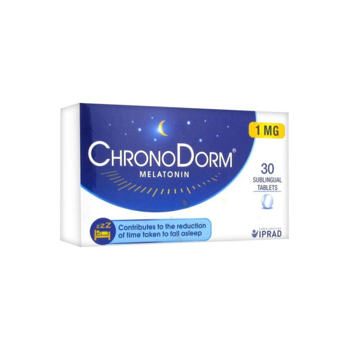 Chronodorm Mélatonine 1mg 30 comprimés sublinguaux