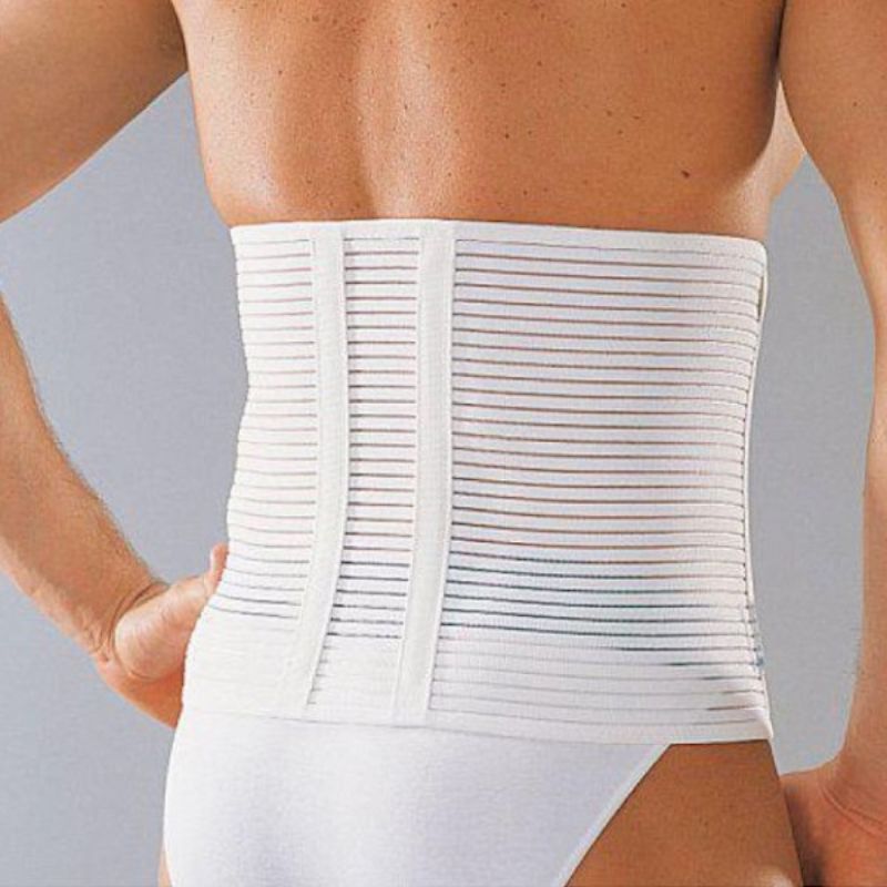 Ceinture De Maintien Abdominal Blanc Dynabelt Thuasne H 26cm Taille 1