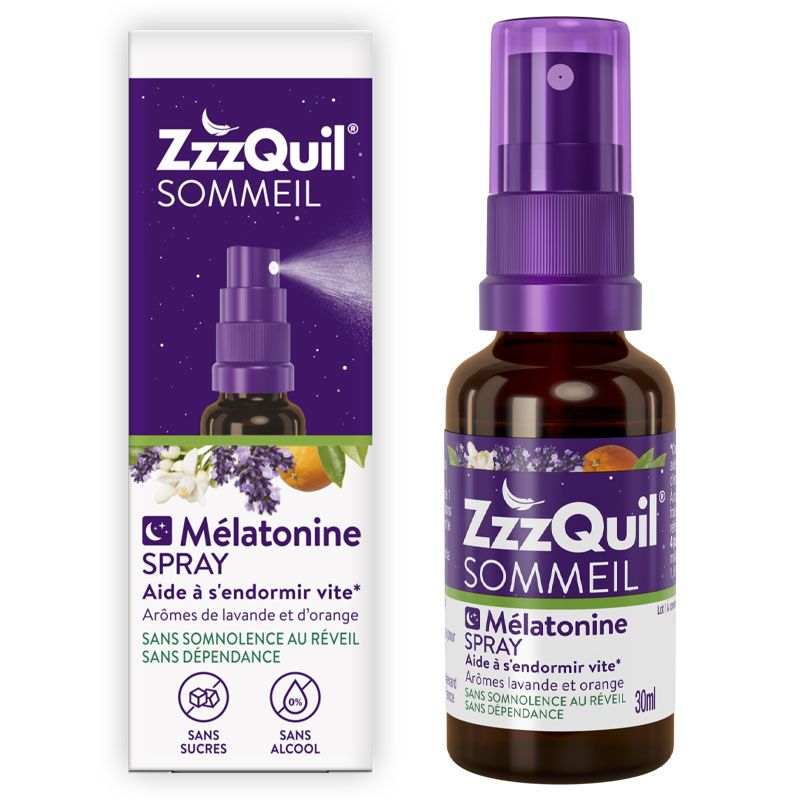 Zzzquil Spray 30ml Arôme Lavande Orange