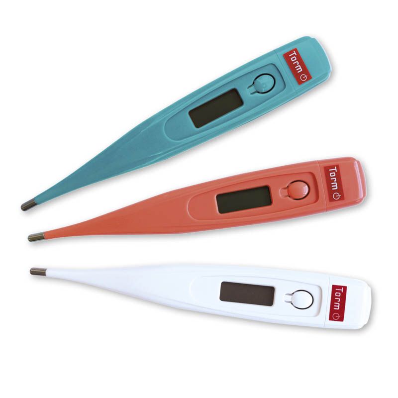 Thermomètre Frontal TORM Infrarouge - Mesure Rapide 1 Seconde, Mémoire 12 Mesures, Précis Pour Bébé Et Famille
