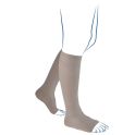 Thuasne Venoflex Élégance Chaussettes de Contention Classe 3 Pieds Ouverts Long – Élégance et confort