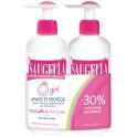 Saugella Girl 2 x 200 ml - Soin intime apaisant pour jeunes filles, usage quotidien