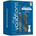 MyVariations Coffret-Cadeau Adulte Brosse à Dents Électrique Rechargeable - Onyx-Black