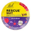 Rescue Nuit Bach Kids Pastilles Framboise 50g – Sommeil et détente