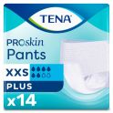TENA ProSkin Pants Plus - Taille XXS - 14 Protections - Fuites Urinaires Modérées à Fortes