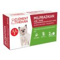 Clément Thékan Milprazikan 4mg/10mg Antiparasitaire - 2 Comprimés pour Petits Chats