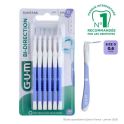 GUM Bi-Direction Brossette Interdentaire Taille 0 0.6 mm 6 unités - Hygiène bucco-dentaire quotidienne