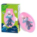 Le Comptoir du Bain Les Schtroumpfs Savon Solide Rose 75g + figurine