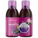 Milical Draineur Ultra Minceur 2x500 ml Cassis - Brûle les graisses, détoxifie l'organisme, active l'élimination des toxines