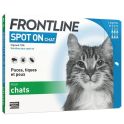Frontline Spot On Chat 6 Pipettes - Protection Antiparasitaire - Élimine les puces, les tiques et les poux broyeurs