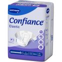 Confiance Elastic Absorption 9 Gouttes Taille L - 14 protections - Change complet adulte hyper absorbant