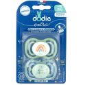 Dodie Sucette Anatomique Silicone Jour Nuit +18 mois Lot de 2 – Développement bucco-dentaire