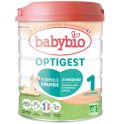 Babybio Optigest Lait Infantile en Poudre 1er Âge +0m Bio - 800g
