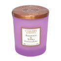 Collines de Provence Bougie Parfumée Patchouli & Tonka 180 g – ambiance boisée intense et chaleureuse