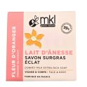 MKL Green Nature Lait d'Ânesse Savon Surgras Éclat Fleur d'Oranger 100 g - Illumination et nettoyage des peaux sensibles