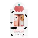 Inuwet Coffret Pumpkin Duo Baumes à Lèvres Parfumés Vanille-Coco & Barbe à Papa