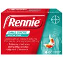 Rennie Sans Sucre Menthe Verte 60 Comprimés à croquer