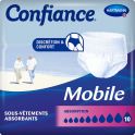 Confiance Mobile 10 Gouttes Taille XL – 14 slips absorbants jour et nuit, discret et confortable, absorption rapide