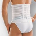 Thuasne Dynabelt Ceinture de Maintien Abdominal Blanc - Hauteur 25cm - Taille 4