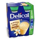 Delical Boisson HP HC Sans Sucres Soutien Nutritionnel Hyperprotéiné Saveur Vanille - 4 x 200ml