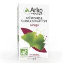 Arkopharma Arkogélules Gingko Bio - 150 gélules - Favorise la mémoire