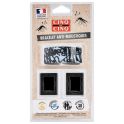Cinq sur Cinq Bracelet Anti-Moustiques avec 2 Recharges - Graffiti Noir