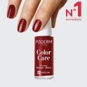 Poderm Vernis Color Care Tea Tree Rouge Allure 8 ml - Vernis soin rouge élégant longue tenue
