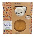 Mustela Coffret Musti Eau de Senteur et Doudou Marron et Blanc - Eveille les sens et parfume délicatement dès la naissance