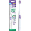 GUM Sonic Ortho Brosse à Dents Électrique à Piles Souple – Nettoyage orthodontique