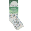 AirPlus Aloe Cabin Chaussettes Hydratantes fleurs blanc - Pointure 35-41  - Confort et douceur