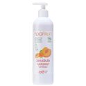 Toofruit Sensibulle Gelée de Douche - 400ml - Abricot-Pêche - Nettoie la peau sensible des enfants