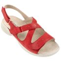 Gibaud CHUT Bisentina Rouge - Chaussures Confort Femme Pieds Déformés