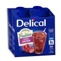Delical Les Saveurs Fruitées Boisson Nutritionnelle Prête à Boire Sans Lactose Raisin - 4 x 200ml