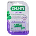 GUM Ortho Cire Orthodontique Mentholée - 1 boîte de 5 bandes - Protection pour appareils dentaires