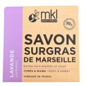 MKL Green Nature Savon Surgras de Marseille Lavande 100g - Nettoie et adoucit la peau en douceur