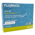 Fluimucil 600 mg Adultes Acétylcystéine Granulés pour solution buvable pour la toux grasse 10 sachets