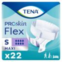 TENA ProSkin Flex Maxi - Taille S - 22 Protections - Changes Complets avec Ceinture