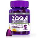 ZzzQuil Fort 30 Gummies Arôme Fruits des Bois - Complément alimentaire pour le sommeil, aide à s'endormir vite