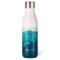 Les Artistes Paris Bouteille Isotherme - 500ml - Motif Surf - Conservation 12h chaud et 24h froid