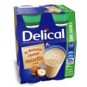 Delical Boisson HP HC Sans Sucres Soutien Nutritionnel Hyperprotéiné Saveur Noisette - 4 x 200ml