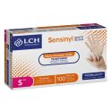 LCH Gants Sensinyl Vinyle - Sans Latex - Non Poudrés - Taille S : 6-7 - Boîte de 100 gants