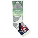 Airplus Chaussettes Infusées à l'Aloe Vera Père Noel en SnowBoard Taille 41-47 - Confort et douceur