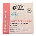 MKL Green Nature Lait d'Ânesse Savon Surgras Éclat Fleur de Coton 100 g - Illumination et nettoyage des peaux sensibles