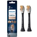 Philips Sonicare A3 Premium All-in-One Têtes de Brosses Noires HX9092/11 - 2 Têtes