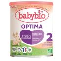 Babybio Optima 2ème âge 400 g (6 à 12 mois) - Lait de suite bio avec fibres