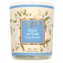 Collines De Provence Bougie Parfumée - 180g - Senteur Fleur de Tiaré - Collection Voyages aux îles