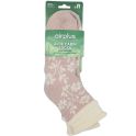 AirPlus Aloe Cabin Chaussettes Hydratantes Femme Fleurs Rose - Pointure 35-41  - Confort et douceur