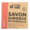 MKL Green Nature Savon Surgras de Marseille Argan 100 g - Adoucissement et nettoyage quotidien du corps et des mains