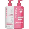 Topicrem Ultra-Hydratant Lait Corps Lot de 2 x 500ml – Hydratation continue et confort familial
