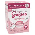 Guigoz Optipro 2 Lait 2ème Âge Dès 6 Mois 1,2kg – Croissance et immunité